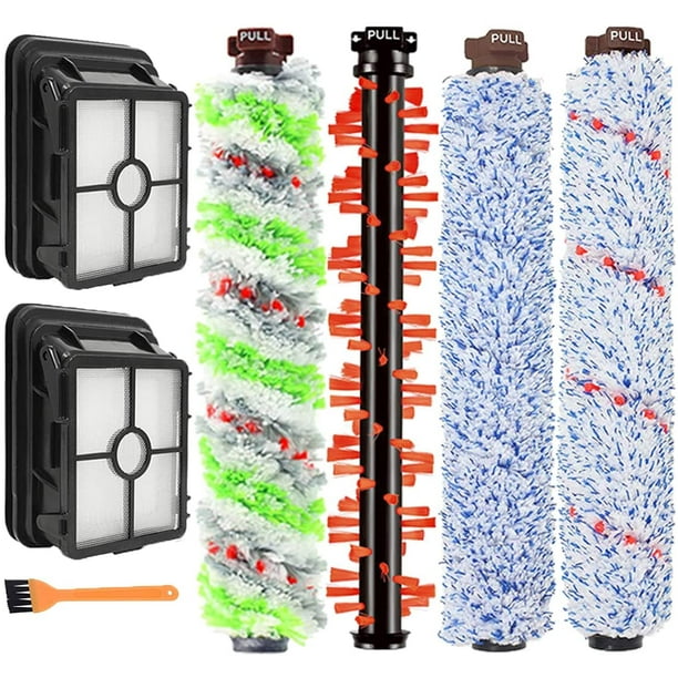 Hometimes Replacement 4 Brush Rolls + 2 Filters Kit For BISSELL