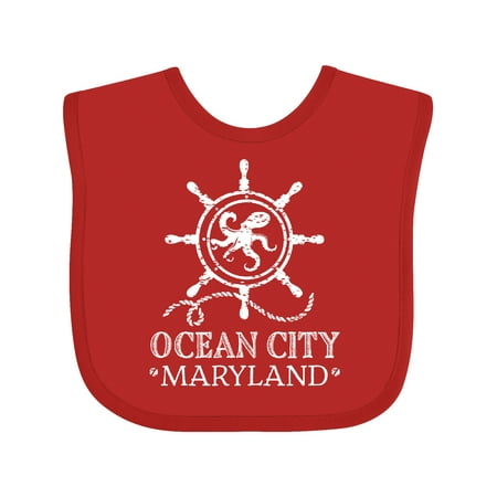

Inktastic Ocean City Maryland Vacation Gift Baby Boy or Baby Girl Bib