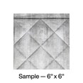thumbnail image 1 of FASÄDE Quilted Decorative Vinyl Backsplash Panel in Crosshatch Silver (6X6 Inch Sample), 1 of 5