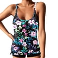 thumbnail image 1 of MKLEKYY Trajes De Baño Mujer Completo Women'S Swimwear Tankini 2 Piece Normal Swimsuit High Waisted Bathing Suits Sports Vacation Sexy / Strap / New / Padded Bras / Strap Swimsuit 235, 1 of 4