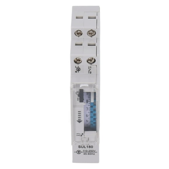 TEMPORIZADOR MECÁNNICO, interruptor de Tiempo Impermeable 110-250V AC 100H Compensación de Popera
