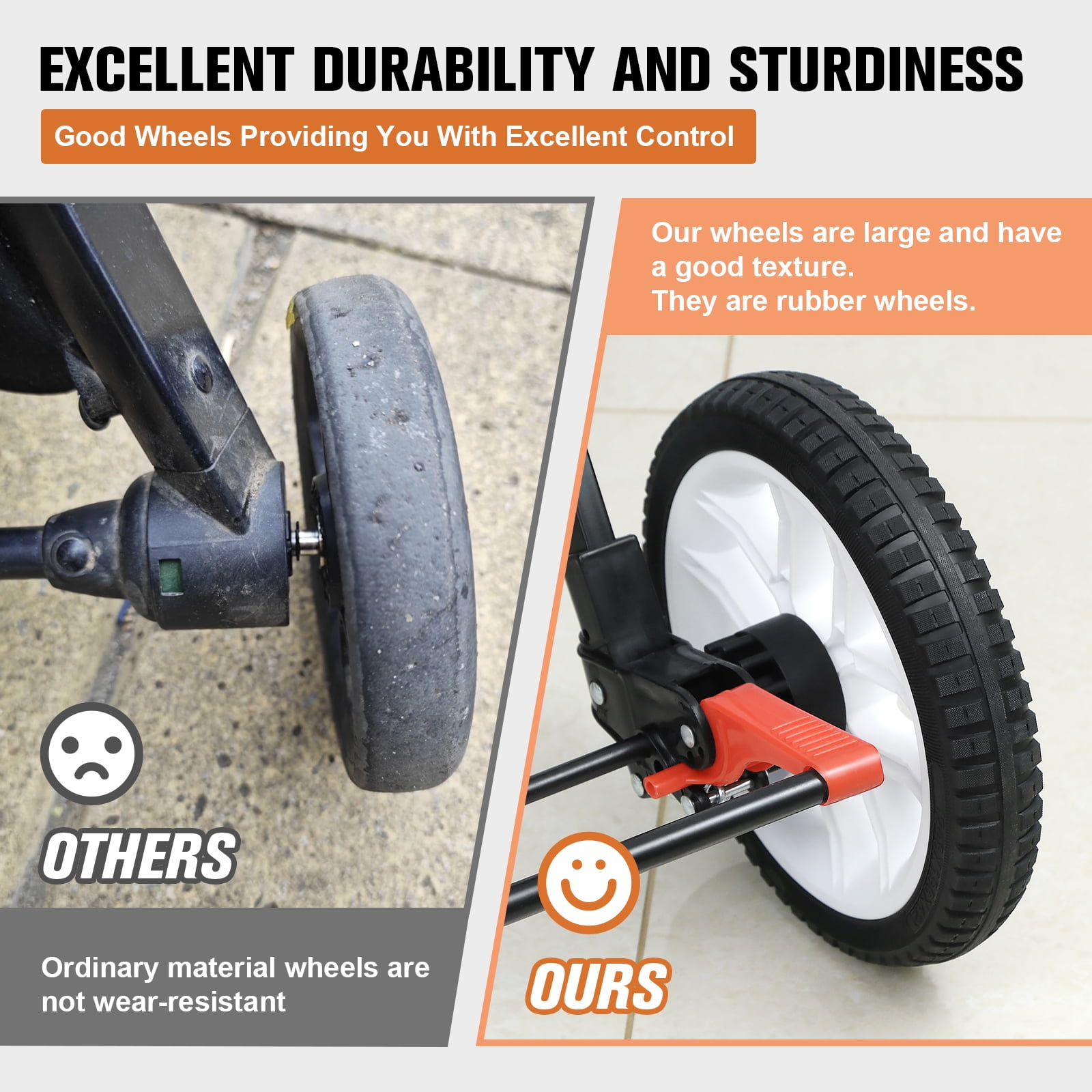HUART Double Stroller, can Sit and Lie Down Lightweight Folding Children's Stroller, Gray