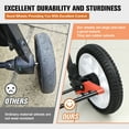 thumbnail image 5 of HUART Double Stroller, can Sit and Lie Down Lightweight Folding Children's Stroller, Gray, 5 of 11