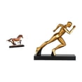 thumbnail image 1 of Figura de caballo,Figura coleccionable de caballo en miniatura,Adorno de caballo de resina,estatua de animal,decoración para el hogar,Estatua del corredor,Estatua de corredor,escultura de arte, 1 of 8