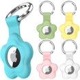 thumbnail image 1 of 5 Pack Airtag Case for Apple AirTag, Keychain AirTags Case with Anti-Lost Key Ring, Protective AirTag Holder Case Cover, Finder Items for Pets, Keys, 1 of 4