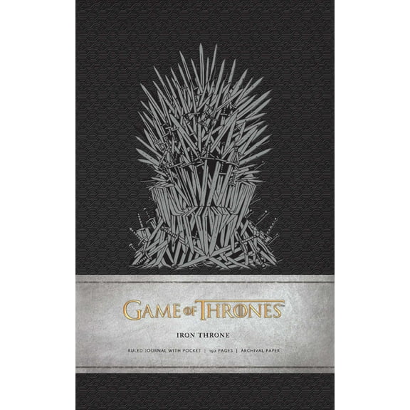 Game of Thrones: Game of Thrones: Iron Throne Hardcover Ruled Journal (Hardcover)