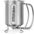 thumbnail image 6 of 30 OZ Pancake Batter Dispenser with Viewing Window Stainless Steel Batter Dispenser for Baking Cupcakes,Muffins,Cooking,Crepes,Waffles (Stainless Steel)$$Home Decor, Kitchen, & Other, 6 of 8