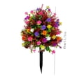 thumbnail image 3 of Paquete de 2 Ramos de Flores Artificiales para Decoración de Jardín Exterior: Flores MNFD, 3 of 9
