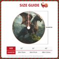 thumbnail image 2 of Sikiie Forest Stone-Colored Dragon Nativity Christmas Tree Skirt, Jesus Christian Winter Holiday Tree Mat Decoration(30-48IN)48", 2 of 6