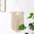 thumbnail image 2 of Coofit Woven Tapestry Handmade Cotton Rope Macrame Wall Hanging Wall Decor, 2 of 7