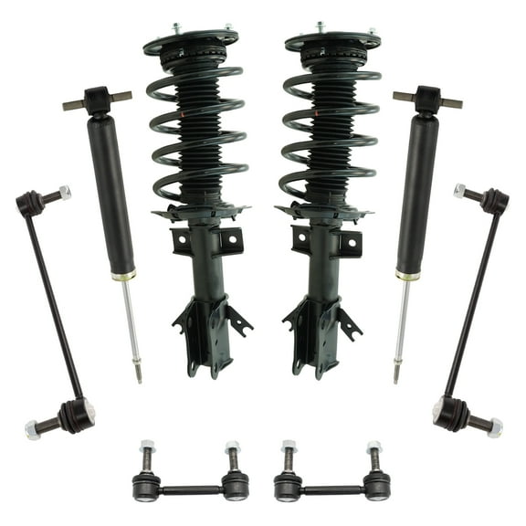 Front Rear Complete Quick Loaded Strut Spring Assembly Shock Sway Link Kit 8pc SKA34392 Fits select: 2013-2020 FORD FUSION SE