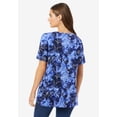 thumbnail image 2 of Woman Within Plus Size Perfect Printed Short-Sleeve Crewneck Tee, 2 of 6