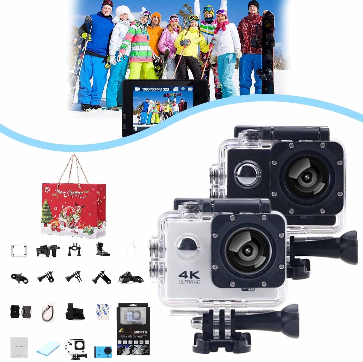 Caméra Corps Mini Stallionframes 4K – Magnétique, Mains Libres, Parfaite Pour Vélo, Voyages Et Animaux !