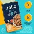 thumbnail image 3 of Ratio Trio Maple Almond Crunch Cereal, 10g Protein, Keto Friendly, 10.4 oz, 3 of 15