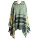thumbnail image 5 of Chal con capucha a cuadros para mujer, manta, poncho, sudadera con capucha, chal con borlas, 5 of 5