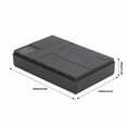 thumbnail image 4 of Alimentation Sans Interruption Compacte 10400mAh avec Double Entrée, Sorties Multiples, et Protection Intelligente pour Routeurs, Caméras, et Plus, 4 of 7
