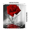 thumbnail image 3 of Cqxid Shower Curtain Under $10 Shower Curtain 70x70 Inch With 12 Plastic Hooks Waterproof Shower Curtain Bathroom Heavy Side Shower Curtain Machine Washable Quick Dry, 3 of 8