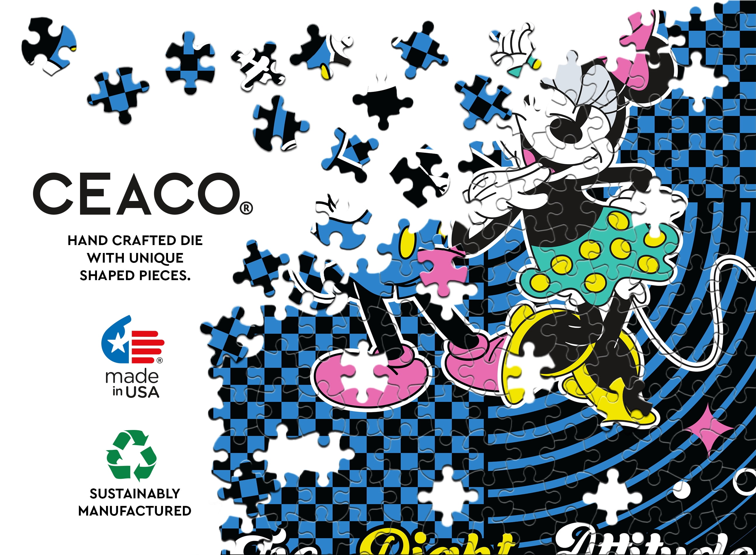 Ceaco 1000 Piece The Right Attitude Interlocking Jigsaw Puzzle