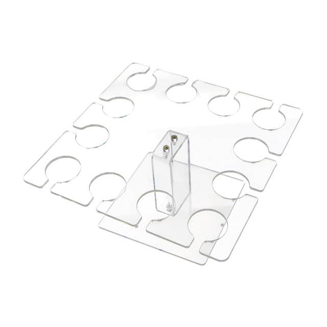 Soporte acrílico para copas de vino, estante de almacenamiento para tazas para el hogar, transparente, duradero, multifunción, Universal, moderno para L