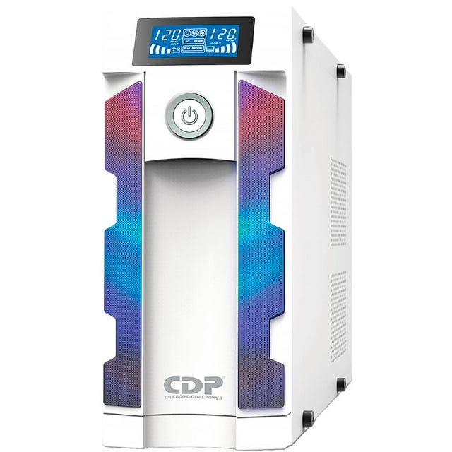 No Break Inteligente Gamer CDP GSMART1516 UPS 1500VA/900W Respaldo 10-30min AVR Supresor de Picos 16 Salidas 10 USB RJ45
