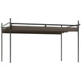 thumbnail image 2 of Outsunny 10' x 13' Retractable Pergola Canopy, Metal Outdoor Pergola for Garden, Patio, Backyard, Deck, Brown, 2 of 9