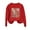 Red, variant on Sweatshirts without Hood,Women Fleece Round Neck Love Printed Long Sleeve Warm Pullover Sweaters Fall Winter Casual Loose Elegant s Tops Preppy Clothes Cute Teen Girls Outfits XS-XL