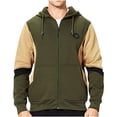 thumbnail image 1 of Otoño e invierno, nuevo producto, color a juego, moda, tendencia, informal, suéter deportivo para hombres Pompotops oipoqjl16021, 1 of 8