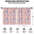 thumbnail image 2 of Blackout Kids Curtains,Pink Cartoon Dinosaurs Eggs Pattern Childrens Insulated Curtains Set Of 2,Bedroom Essentials,Toddler Room Decor 52"x63", 2 of 5