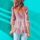 thumbnail image 4 of Blusa informal sólida de manga 3/4 con cuello cuadrado de verano para mujer a la moda Fridja  czfsfas1312, 4 of 9