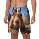thumbnail image 1 of Balery Close-Up Curious Squirrel Bañador para hombre, shorts de playa de secado rápido con entrepierna y forro de compresión-3X-Large, 1 of 6