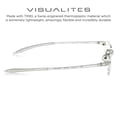 thumbnail image 2 of Visualites 1 Crystal 1.25 Power Lightweight Rimless Rectangle Reading Glasses For Men and Woman, 2 of 5
