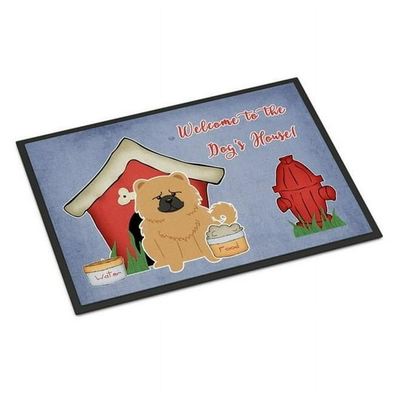 Carolines Treasures BB2898JMAT Dog House Collection Chow Chow Cream Indoor or Outdoor Mat, 24 x 0.25 x 36 in.
