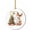 B, variant on AZXY Christmas Decorations Reindeer Monogram Hanging Ornament, Double‑Sided Acrylic Tree Pendant, Stocking Stuffer Holiday Gift Ornament for Christmas Tree Mantel Wall