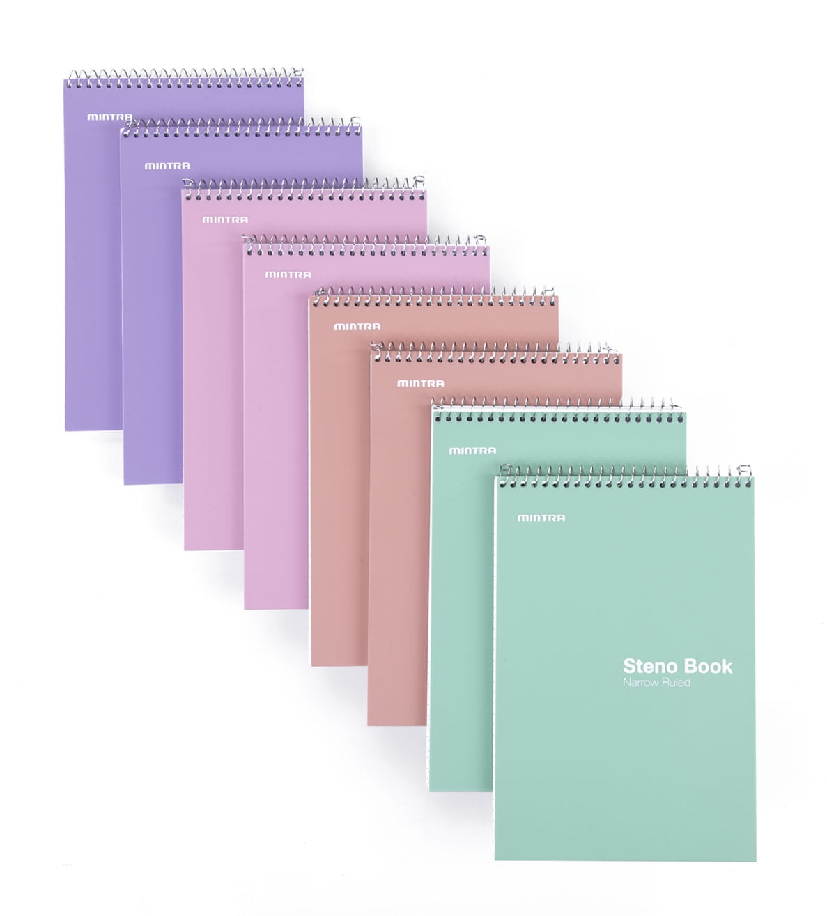 6x College Ruled Spiral Notebooks Note Book School Pastel High School Paper New 