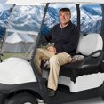 thumbnail image 3 of Yuyamidu Eagle Golf Cart Seat Covers American Flag Golfcart Seat Cover Flannel Golf Cart Seat Towel Blanket Soft Club Car Cushion Covers, 3 of 8