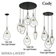 thumbnail image 2 of 1533-726-Minka Lavery-Cody - 3 Light Pan Pendant-24 Inches Tall and 19 Inches Wide, 2 of 7