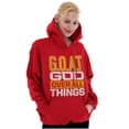 thumbnail image 4 of God Over All Things GOAT Christian Hoodie Sweatshirt Women Men Brisco Brands S, 4 of 6