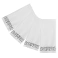 thumbnail image 3 of 50 toallas de mano desechables, servilletas suaves absorbentes duraderas para primera , para , cocina, de cumpleaños Plata perfecl Papel Desechable, 3 of 4
