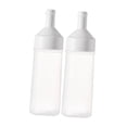 thumbnail image 3 of Dispensador de condimentos, 2 uds., botella de para ensaladas, multifunción, recargable, con equipo de tapa, botella de de para a 500mL Blanco perfecl Botella de ensalada, 3 of 8