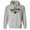 Gray, variant on Momster Hoodie Sweatshirt Unisex Large White