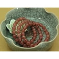 thumbnail image 5 of Natural A Grade Strawberry Quartz Gemstone 8mm Round Beads Stretch Bracelet 7" Unisex, 5 of 6