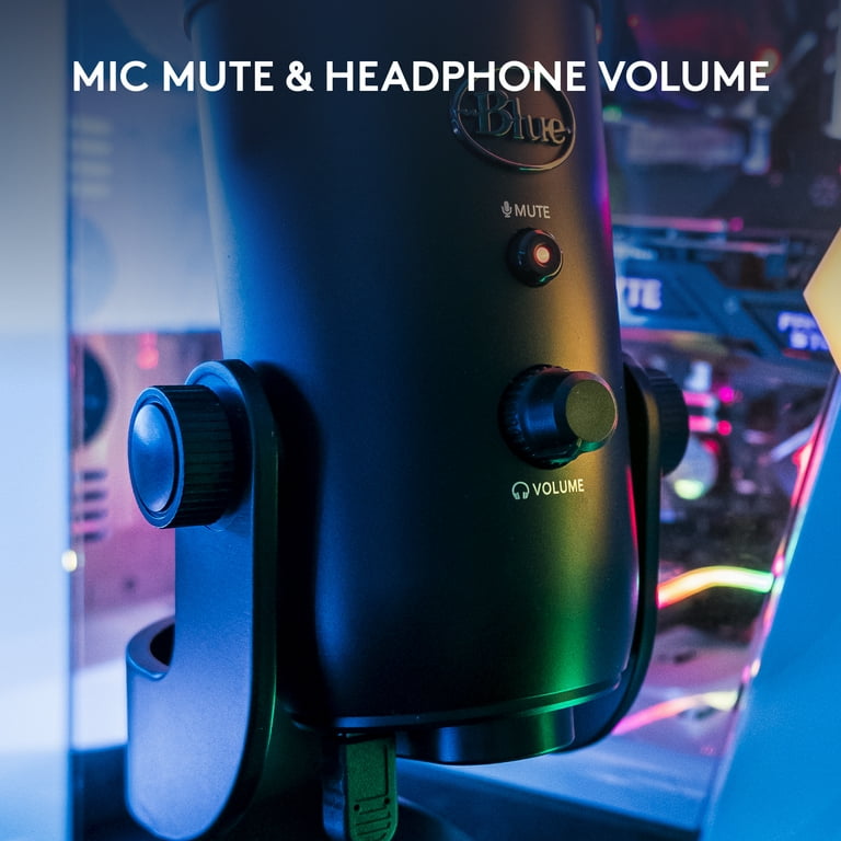 Logitech for Creators BlueYetiXWorldofWarcraft Edition Professional  Podcast,Gaming,Streaming USB Mic,Blue VO!CE Effects,Including Advanced  Voice