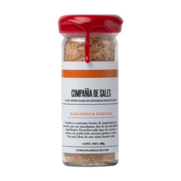 Sal de Habanero & Naranja Compañía de Sales 120g