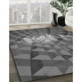 thumbnail image 3 of Ahgly Company Machine Washable Indoor Rectangle Transitional Gray Wolf Gray Area Rugs, 2' x 5', 3 of 7