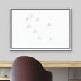 thumbnail image 3 of wall26 Framed Canvas Print Wall Art Duotone White Gray Birds Flying in Sky Nature Animals Photography Realism Rustic Scenic Landscape Colorful for Living Room, Bedroom, Office - 16"x24" Whi, 3 of 5