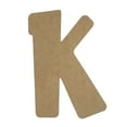 thumbnail image 1 of Wooden Letter Unfinished, Kid Zone Font, Craft Cutout, 1 of 2