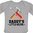 thumbnail image 4 of Inktastic Daddy Little Helper Tools Boys Long Sleeve Baby Bodysuit, 4 of 5
