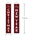 thumbnail image 2 of Christmas Porch Sign Banner Decorations Buffalo Plaid Home Modern Farmhouse Decor Red Buffalo Check Plaid Porch Signs Xmas Banners for Indoor Outdoor Front Door Living R, 2 of 6