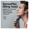 thumbnail image 4 of Braun Series 6 6095cc Electric Razor for Men with SmartCare Center, Beard Trimmer, Stubble Beard Trimmer, Cleansing Brush, Wet & Dry, Rechargeable, Cordless Foil Shaver, Blue, 4 of 5