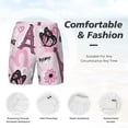 thumbnail image 5 of Balery Eiffel Tower and Butterflies Mens Swim Trunks Swim Shorts for Men Quick Dry Inseam Beach Shorts with Compression Liner Pocket-Small, 5 of 9